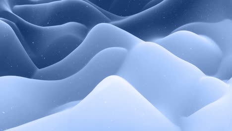 아름답고 추상적인 3d 표면, 반이는 반거리, 추상 3d 파동이 루프로 표면에 달립니다. 검은 회색 그라디언트, 가운 내부 반이는 부드러운 매트 재료, 부드럽게 4k 애니메이션.