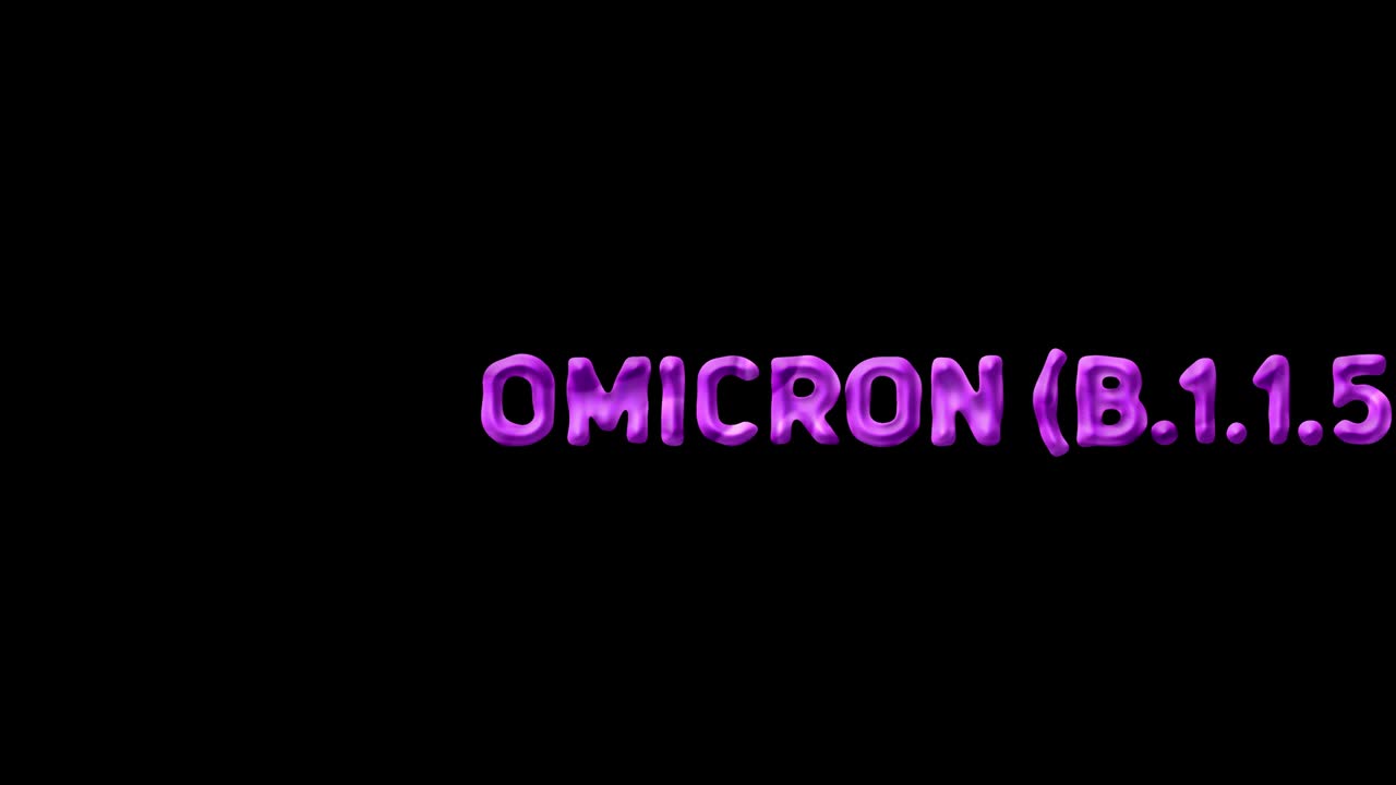 vial de vacuna contra covid-19, diapositiva - variante del virus omicron covid-19 que se está extendiendo por todo el mundo - nueva mutación de covid-19 - la nueva mutacion de covid-19 que comenzó a extenderse desde áfrica se llama omicron - variante b.1.5.29