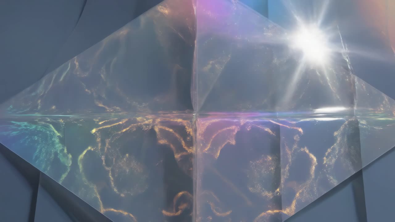 Abstract Transparent Geometric Textures