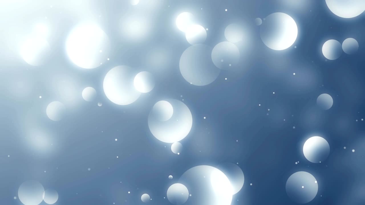 파란 먼지 입자 추상적인 빛 보케 모션 제목 영화적 배경 루프