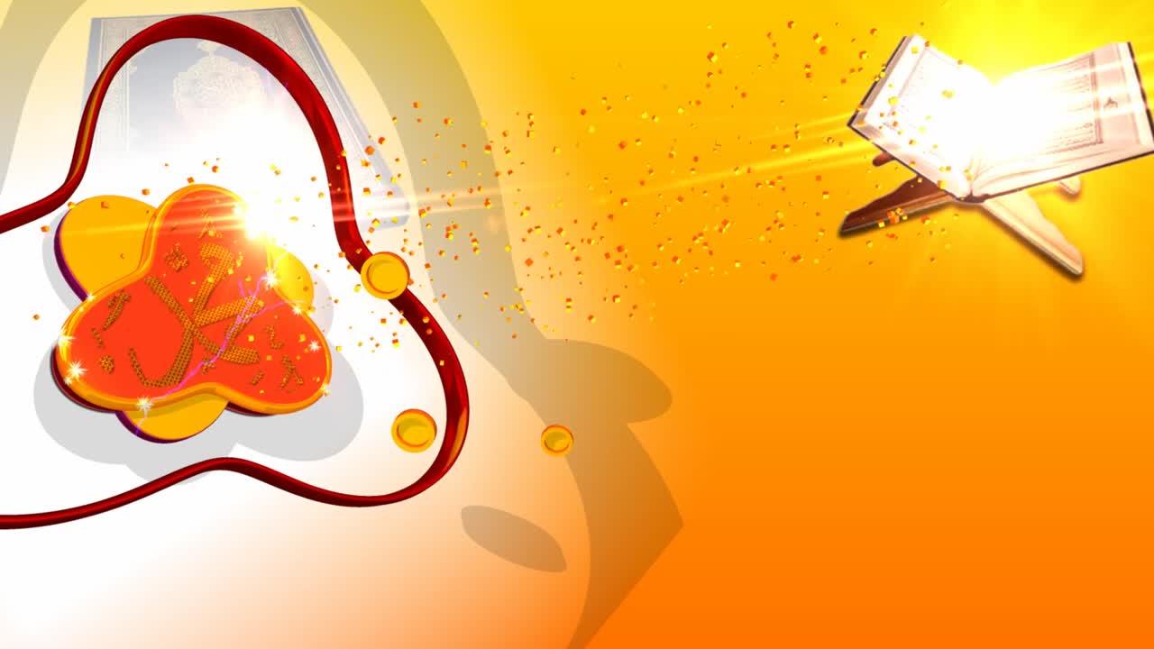 3d 가상 스튜디오 라마단 카림 세트 배경