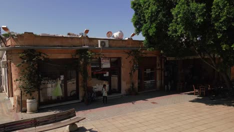 aerial 4k nicosia old town in north cyprus