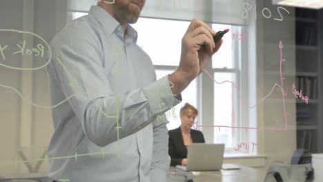 profesionales de negocios que trabajan en una oficina moderna