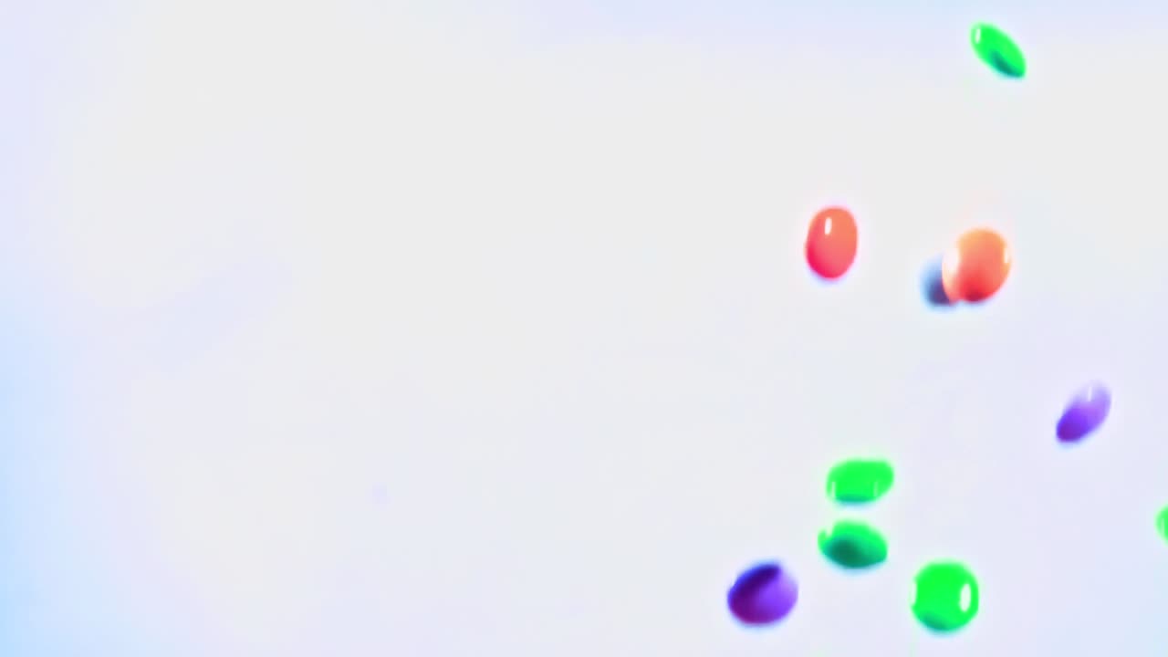 달콤한 여러 가지 빛깔의 비