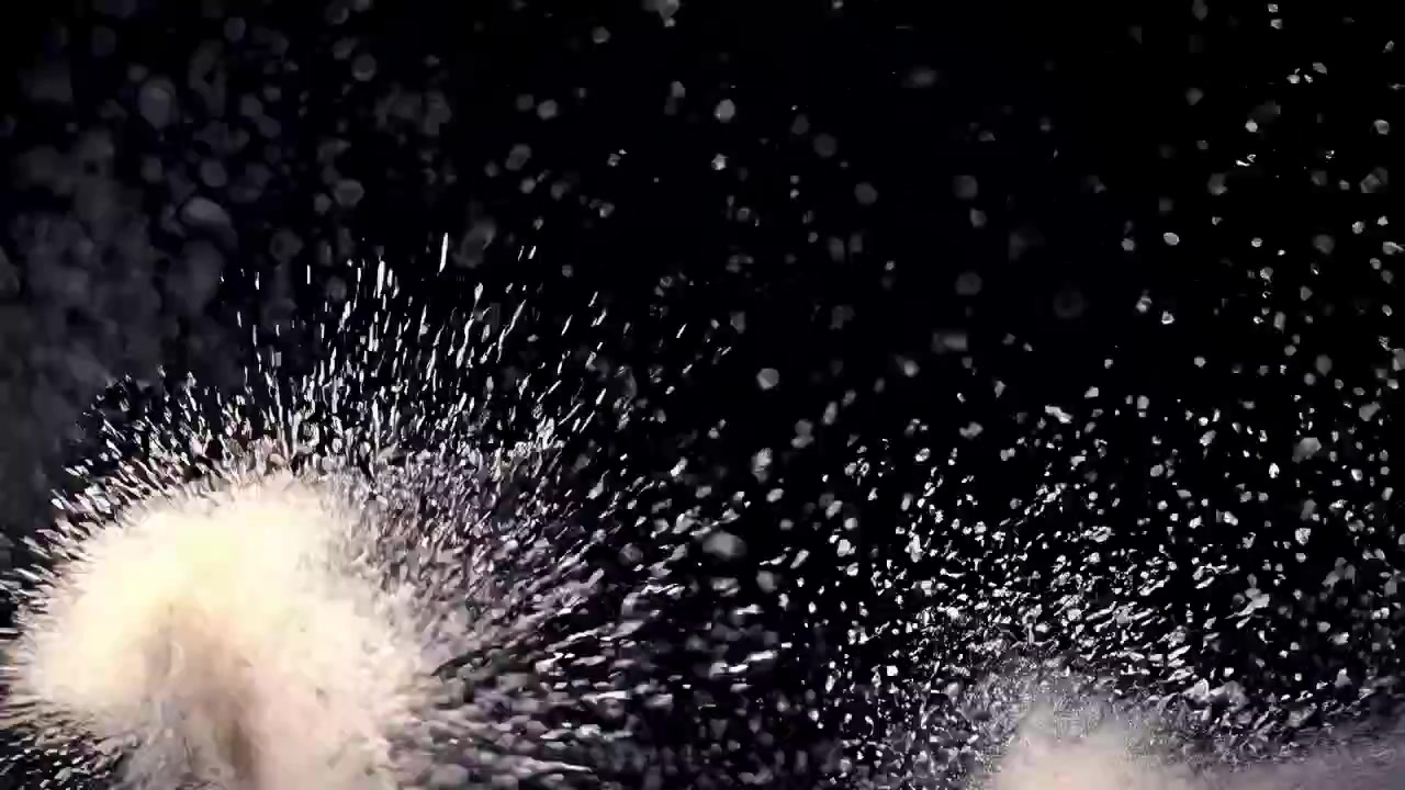 Das Video fängt eine ruhige Naturaufnahme mit sanft fließendem Wasser ein und betont die Stille