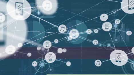 Animation-of-network-of-connections-over-data-processing