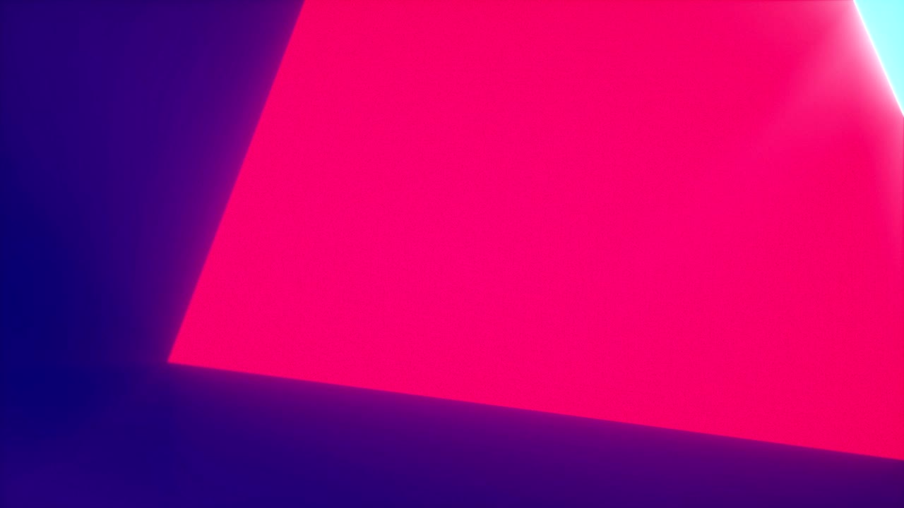 representación 3d abstracta de una forma geométrica vívida giratoria