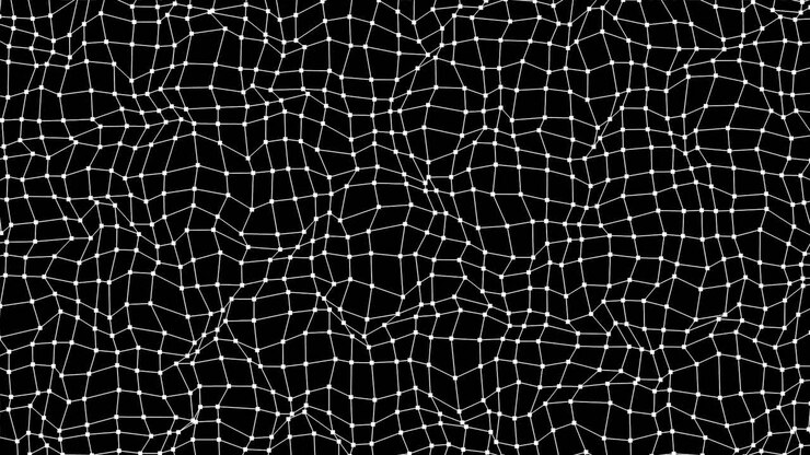 Abstrakt geometrisk mesh mønster