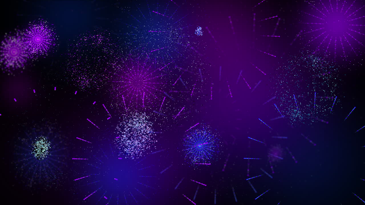 Abstract Fireworks Display