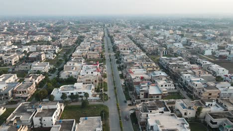 Top-view-a-modern-housing-society-in-Pakistan