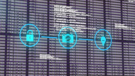 Animation-of-network-of-connections-with-icons-and-data-processing