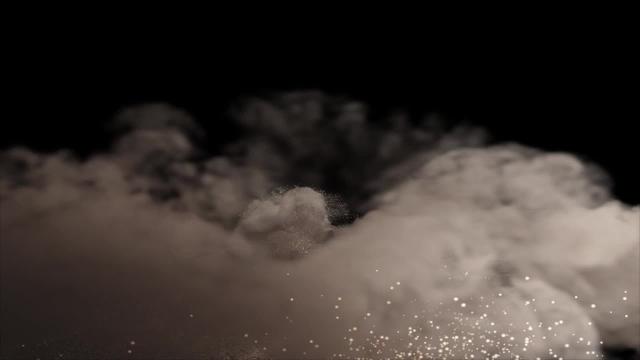 Sfondo Astratto Nuvola di Fumo e Polvere