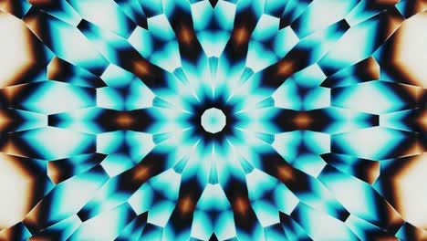 kaleidoscopio en movimiento. gráficos en movimiento de 4k