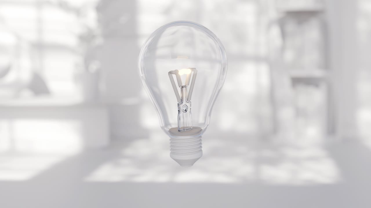 Broken Light Bulb and Intact Lightbulb Image Set