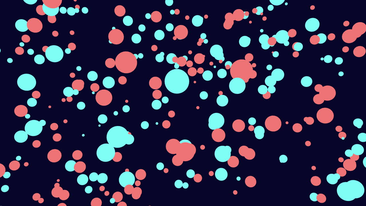 Dynamic and playful purple and green dot pattern