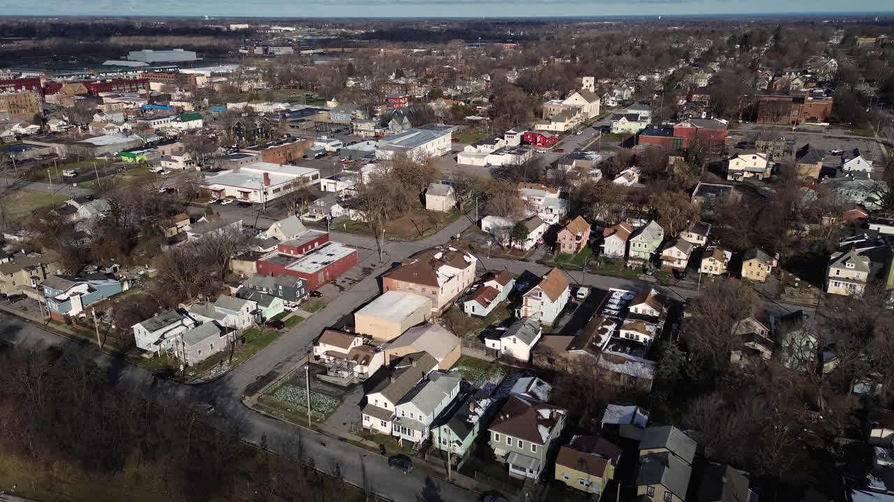 residential homes in syracuse new york aerial