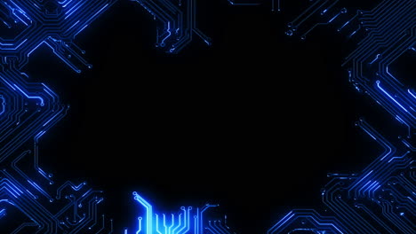 abstract circuit board technology