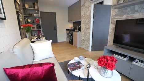 komplettlösung für die moderne und luxuriöse wohnungsdekoration vom essbereich bis zum wohnbereich