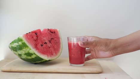 jugo de sandía