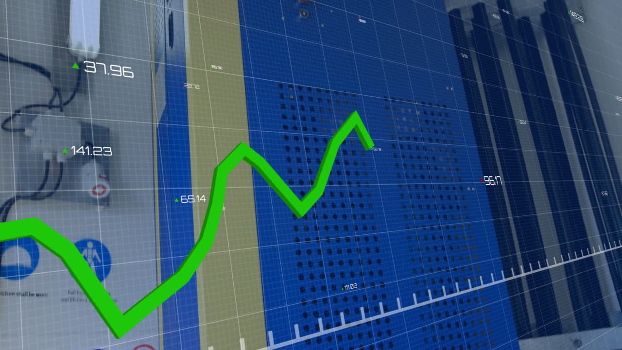 animación del procesamiento de datos digitales en el laboratorio