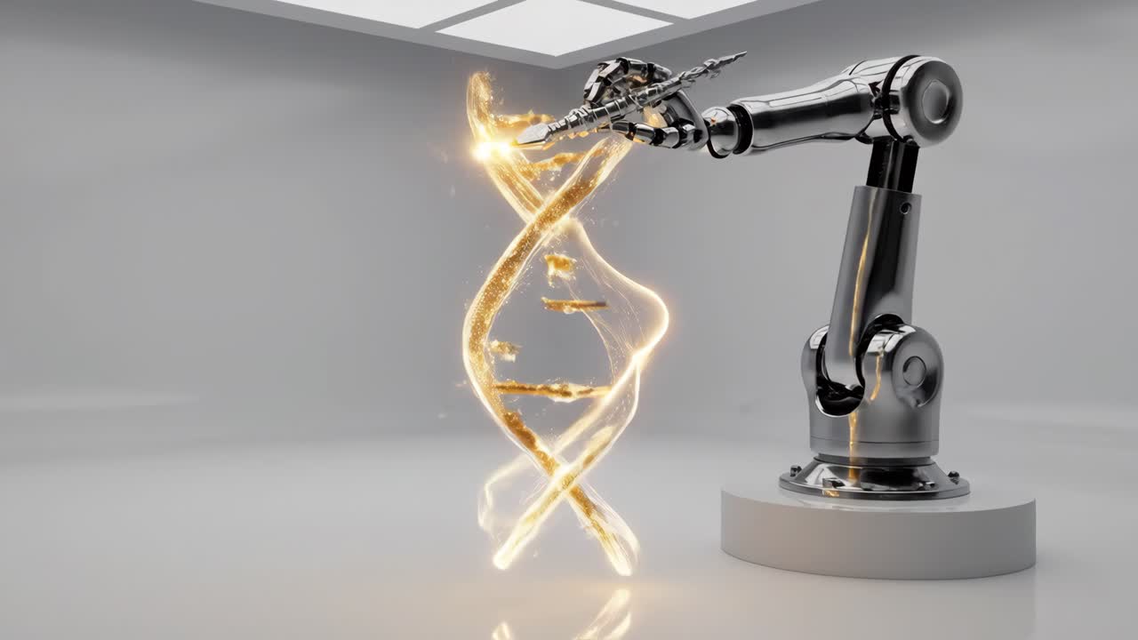 Robot Manipulating DNA