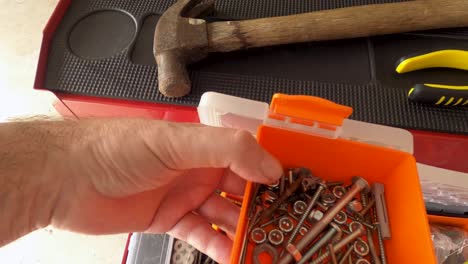 Searching-through-a-toolbox-for-random-screws