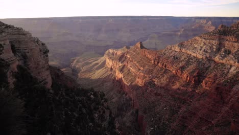 sunset view of grand canyon from the south rim.