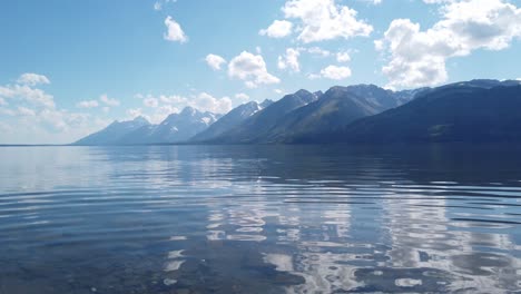 jackson lake at grand tetons national park, visit wyoming