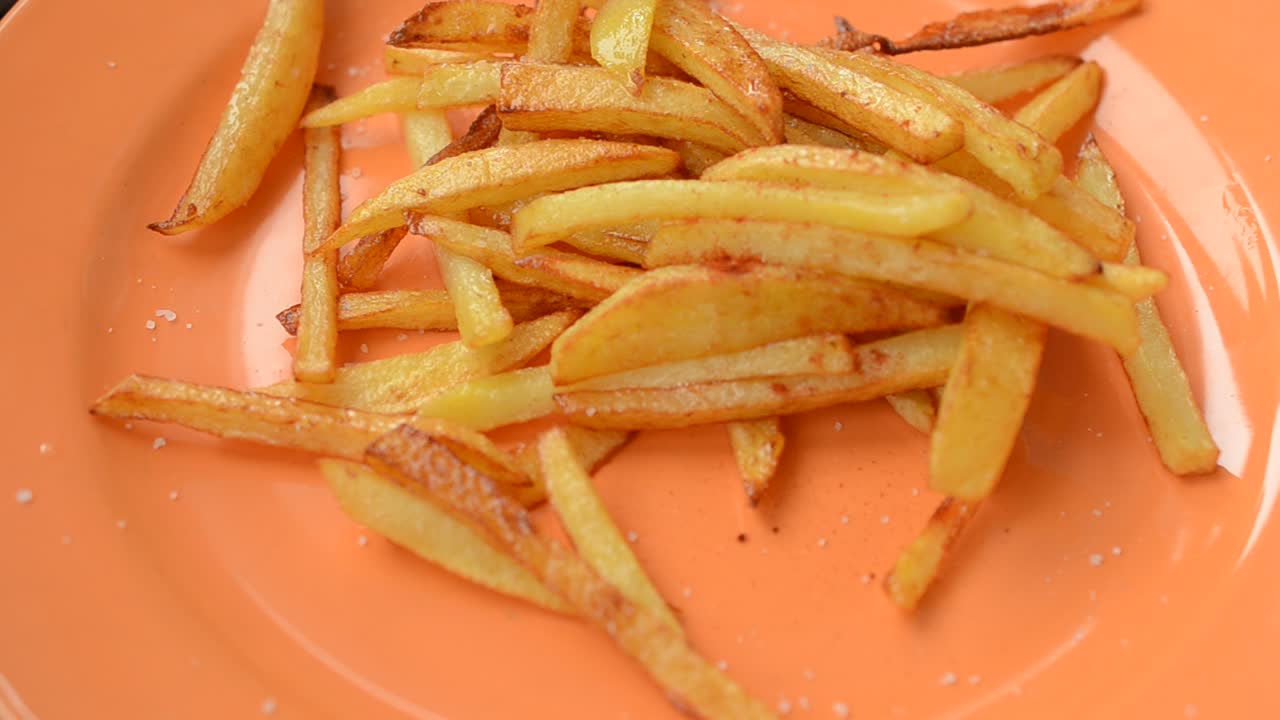 French fries. French fries on a plate