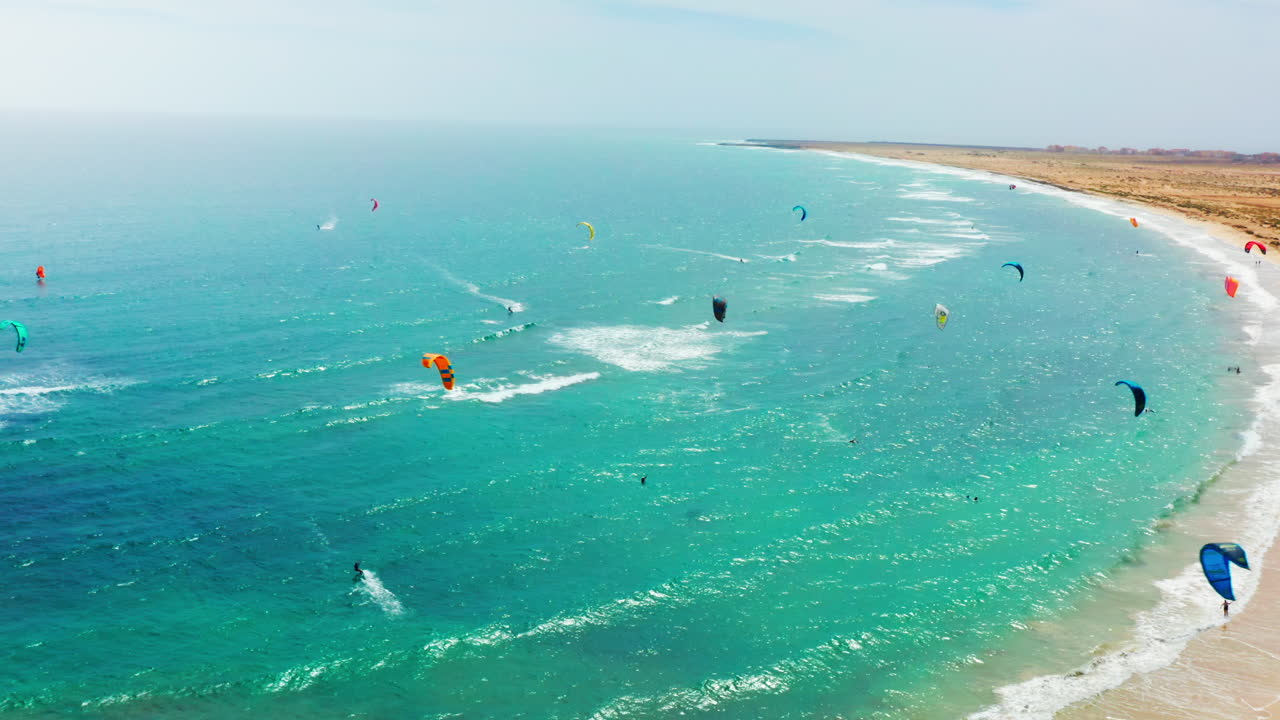 샐, 케이프 베르데에서 카이트 서퍼 훈련