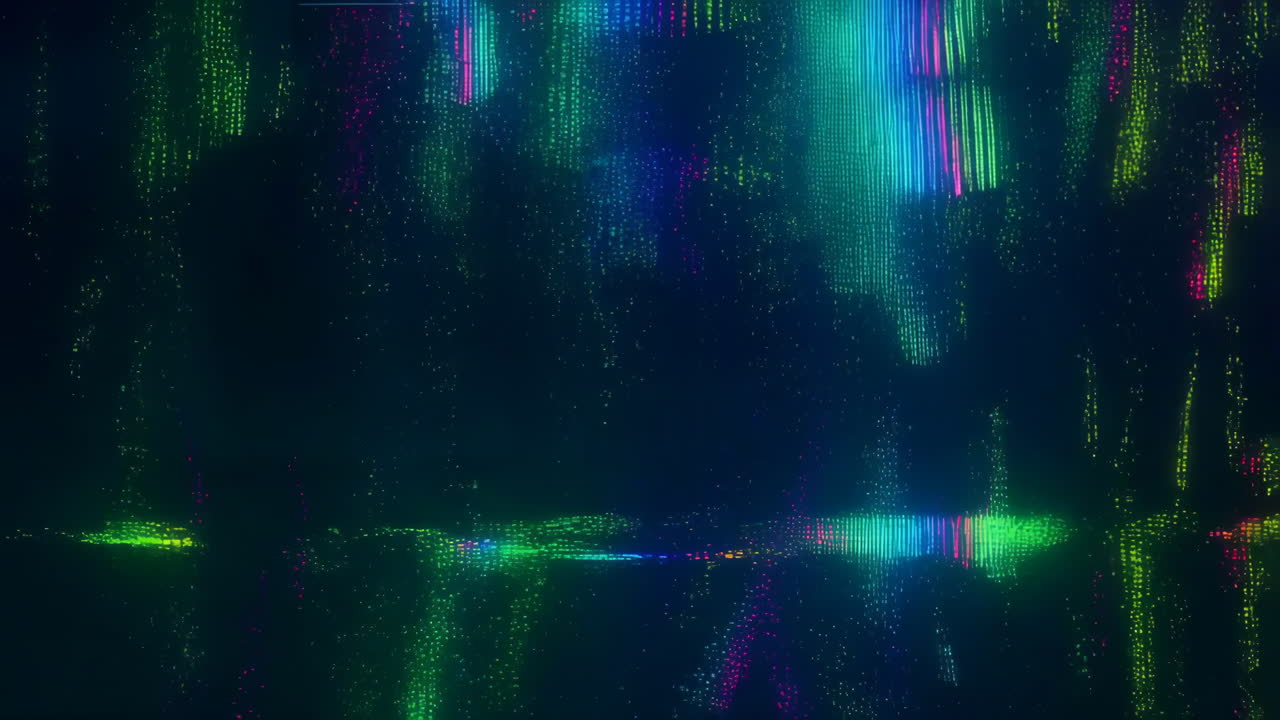 Abstract Digital Data Flow Background