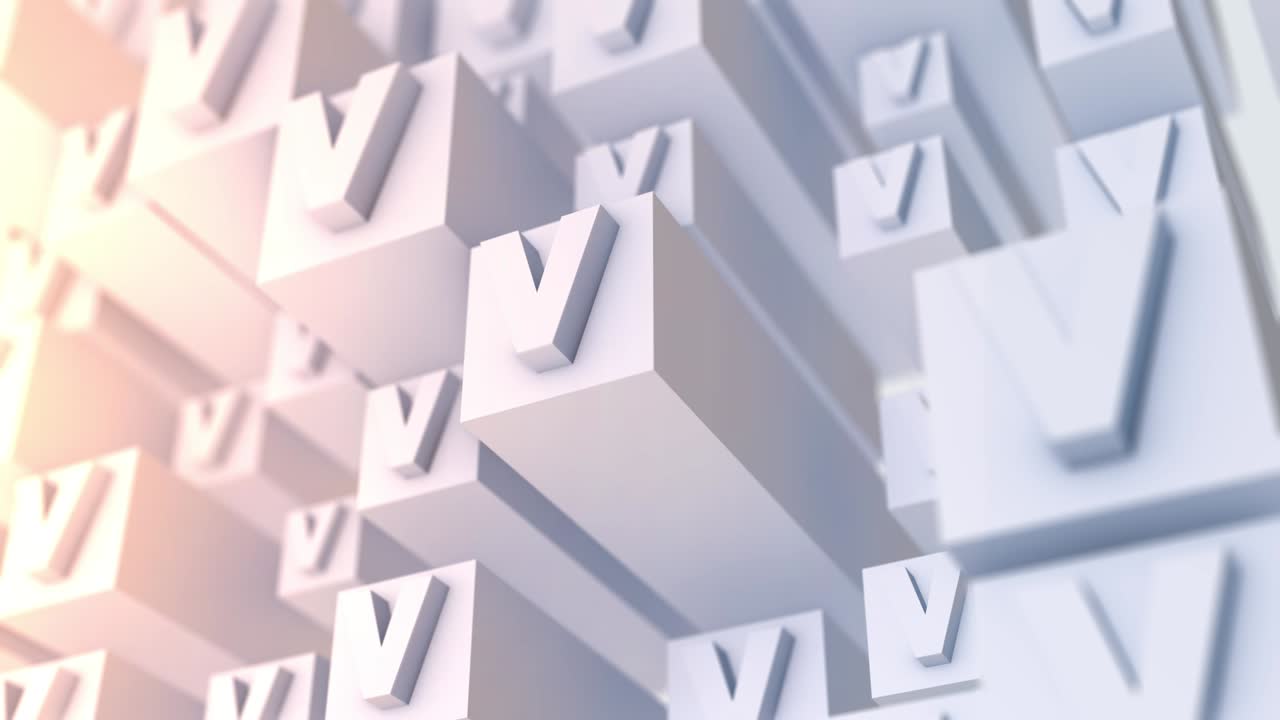 el fondo de la letra v (en bucle)