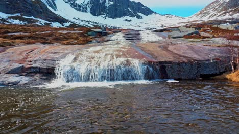 serene waterfall