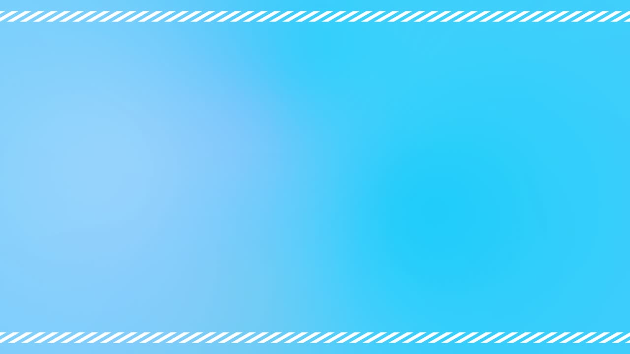 밝은 파란색 그라디언트 배경과 대각선 줄무 프레임
