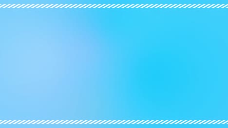 light blue gradient background and diagonal striped line frame