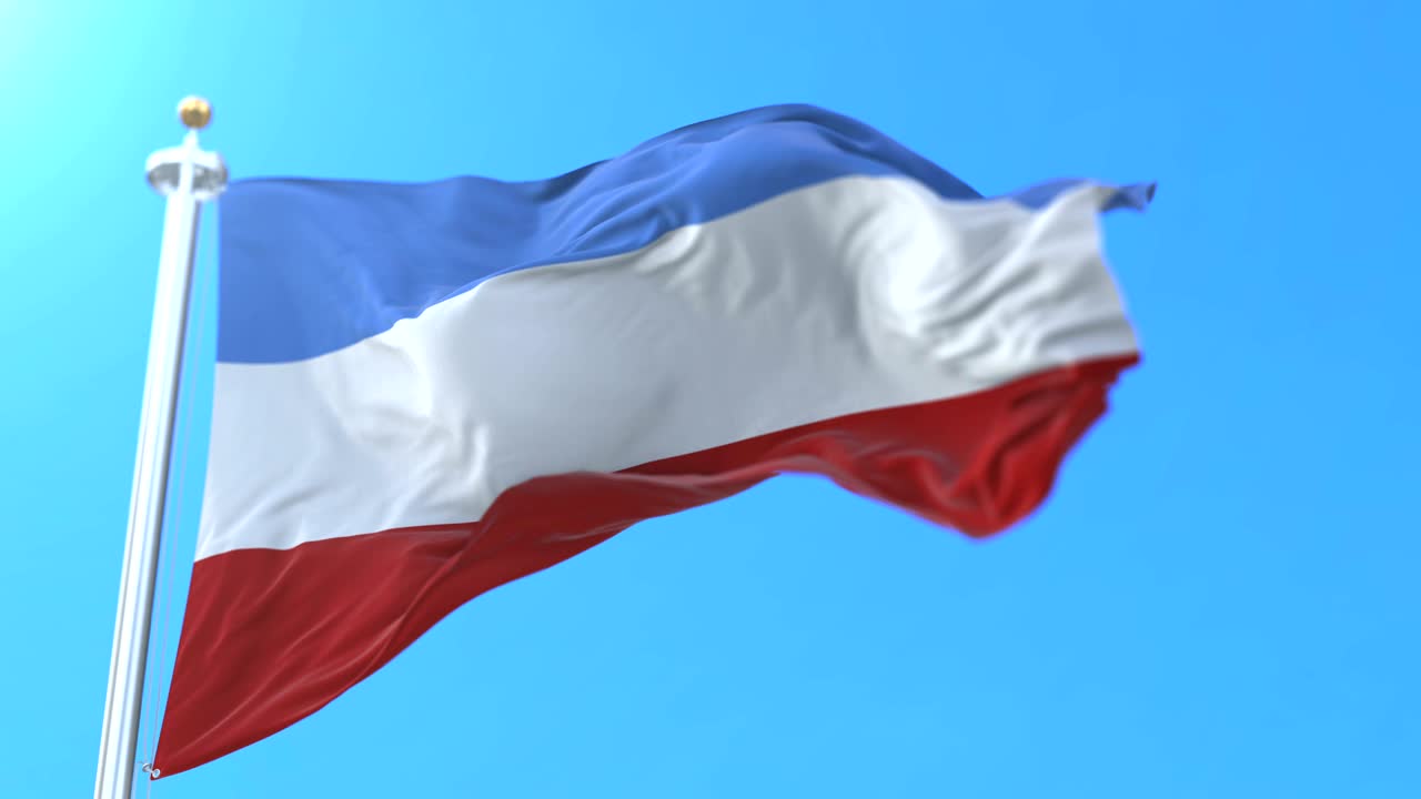 독일 바덴-위르템베르크 주 만하임 시의 국기. 루프