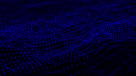 digital landscape wave cube particle crypto currency big data block chain and digital technology