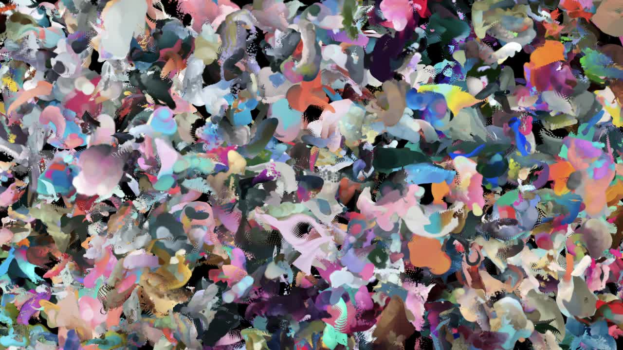 추상적 인 파스텔 배경 원활한 루프