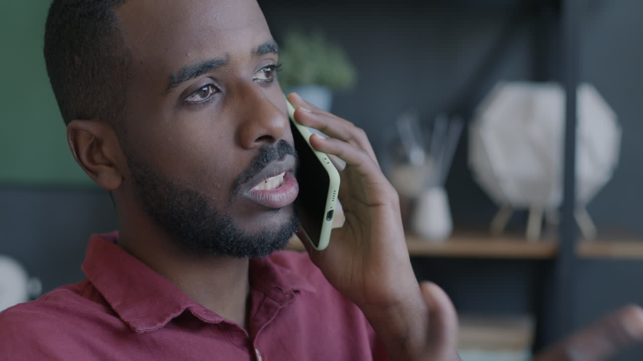 Man Talking on the Phone