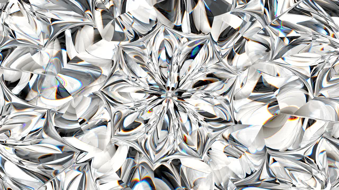 반이는 보석 매크로 회전 무결 루프 칼레도스코프