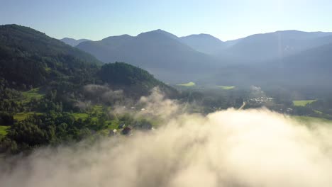 Aerial-footage-Beautiful-Nature-Norway-over-the-clouds.