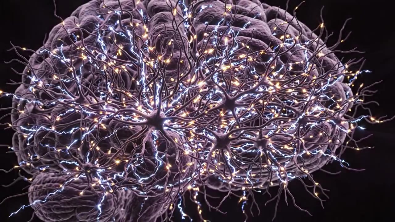 Dynamic Neural Activity Within the Brain: Visualizing Electrical Connections and Neural Pathways in Stunning Detail