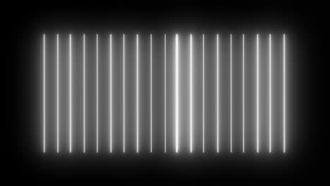 neon white lines on black background. loop