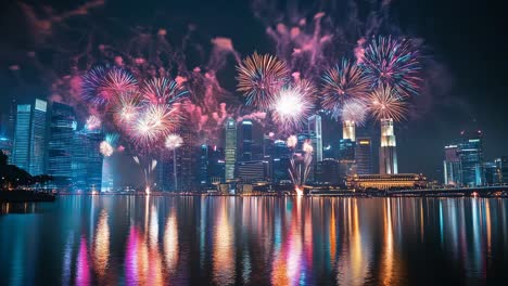 singapore fireworks celebration