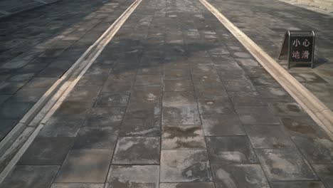 entrance of temple in tianjin, china