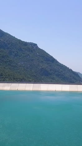 mountain lake dam