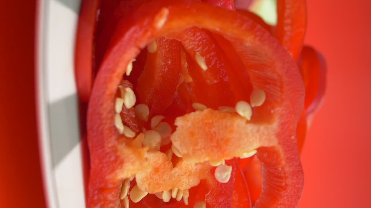 Sliced Red Pepper