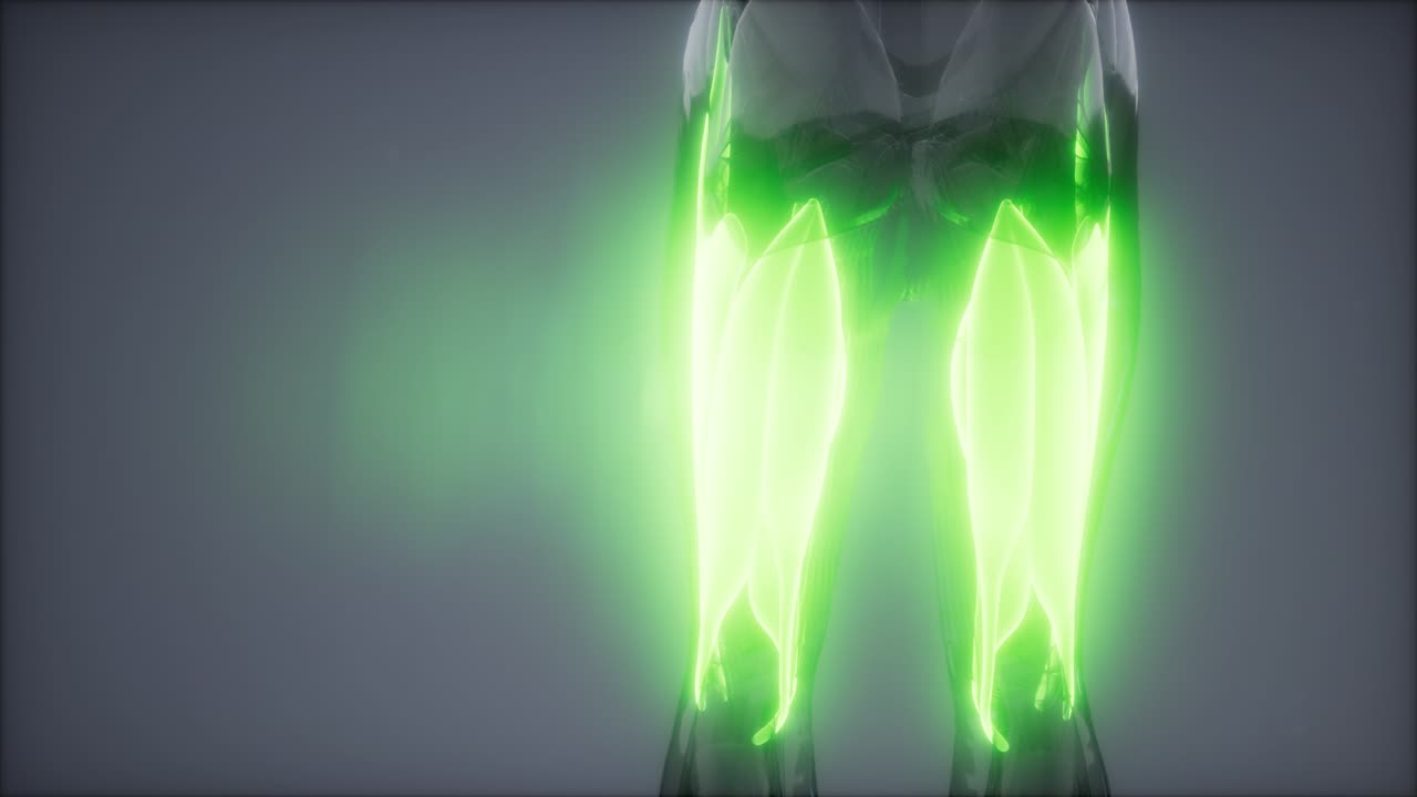 허 ⁇ 지 근육 - 눈에 보이는 근육 해부학 지도