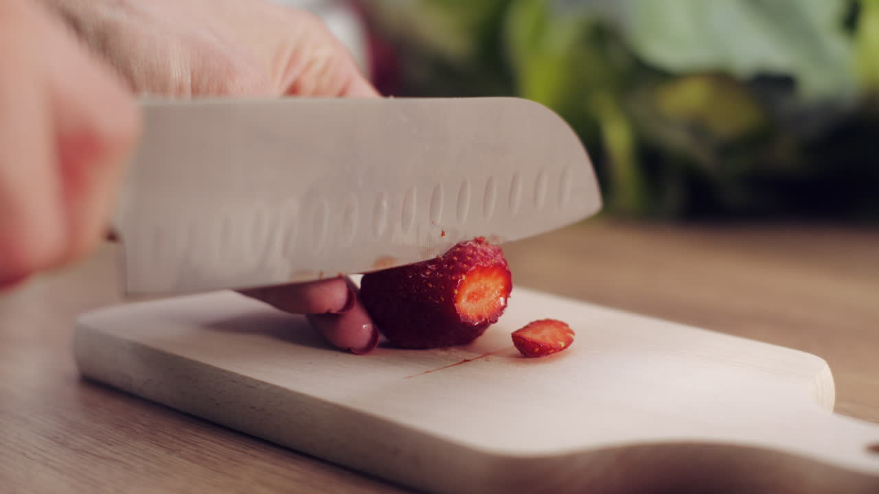 preparación de las fresas