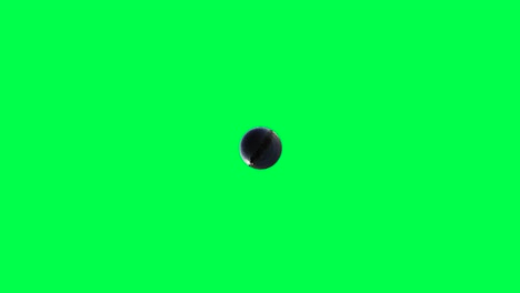 salpicaduras de líquido metálico en la pantalla verde